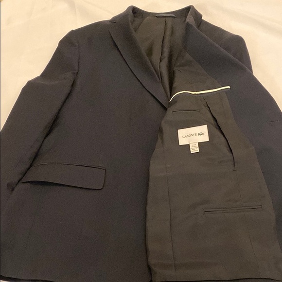 LACOSTE Men’s Slim Blazer Size 3XL Black - Picture 12 of 14